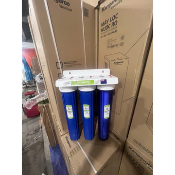 Bộ lọc chặn đầu nguồn 3 cốc máy lọc nước kangaroo bao gồm bộ lõi lọc nước 123 20 inch