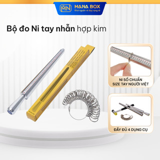 Bộ dụng cụ đo kích thước ngón tay JBOX nong nhẫn dung cu đo size nhẫn đo ni tay