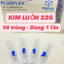 Kim Luồn 22G Y Tế Plusflex – I.V Cannula Có Cánh Có Van, Vô Trùng Dùng 1 Lần Cho Người & Thú Y