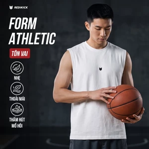 Áo thể thao tank top vai rộng Redikick Legend Bóng Rổ, Pickle ball, Gym, Chạy Bộ, Bóng Đá, Tennis