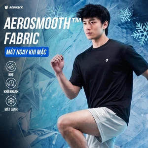 Áo ngắn tay thể thao Redikick ICON Training mềm mịn thoáng mát co giãn chơi Bóng Rổ Pickleball Gym Bóng Đá