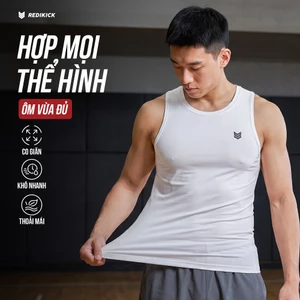 Áo combat ba lỗ thể thao Redikick Combat Tanktop ICON chơi Bóng Rổ, Gym, Chạy Bộ