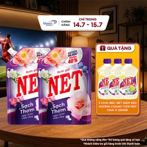 Combo 2 Nước giặt NET Matic túi x 3kg