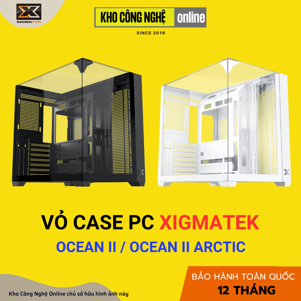 Vỏ Case XIGMATEK OCEAN II / Ocean ll DGT (Hàng Chính Hãng) | BigBuy360 - bigbuy360.vn