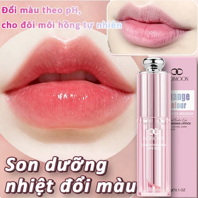 Son dưỡng môi đổi màu – Son môi dưỡng ẩm – Son dưỡng có màu – Không thấm nước – Bền màu lâu – Dưỡng môi ẩm mượt