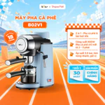 Máy Pha Cà Phê Bear Tự Động Pha Cafe, Espresso, Cappuccino, Pha Cà Phê Kiểu Ý, Giữ Nhiệt Lâu, Công Suất Lớn CF-B02V1 — ảnh 1