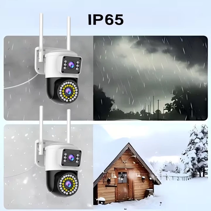 YISUNYU 2.4G WiFi Camera giám sát，Camera Wi-Fi ngoài trời, xoay 360°, tầm nhìn ban đêm có màu – 5