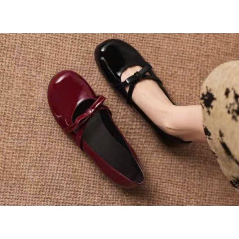 Giày búp bê lolita 2 Quai Nữ Thời Trang mũi vuông WINDY BB-0247 BB-0248 BB-0249 | BigBuy360 - bigbuy360.vn