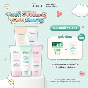 Kem Chống Nắng Make P:rem Nâng Tone Dịu Nhẹ Phù Hợp Cho Mọi Loại Da SPF50+ PA++++ 50ML