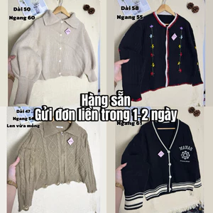ÁO KHOÁC LEN CARDIGAN 2HAND TUYỂN CHỌN TIỂU THƯ THU ĐÔNG HÀN QUỐC