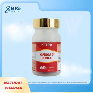 VIÊN UỐNG DẦU NHUYỄN THỂ KTIRA OMEGA 3 KRILL NHẬT BẢN - BỔ NÃO & TỐT CHO TIM MẠCH
