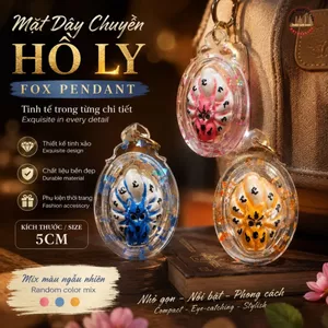 PHỤ KIỆN TREO TÚI XÁCH HÌNH CÁO CHÍN ĐUÔI – MÓN QUÀ THỦ CÔNG ĐỘC Lạ