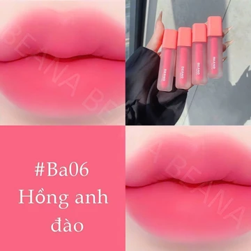 Son BeAna hồng đào, son hồng ổi son tone hồng nhẹ nhàng, chất son mềm mịn