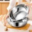 Chậu nhào bột sử dụng đa chức năng chất liệu inox size 32cm