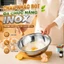Chậu nhào bột sử dụng đa chức năng chất liệu inox size 32cm