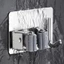 Móc kẹp chổi inox có móc treo cao cấp 8.5x6.5cm