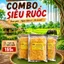 Combo SIÊU RUỐC (3 gói cơm cháy siêu chà bông Ninh Bình Vàng) - Túi 250g - Đồ ăn vặt Snack Foods