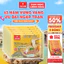 Set 5 Gói Mì Tươi Bò Xốt Vang/Thịt Bằm/Tôm Chua Cay VIFON - Sợi Dai Ngon, 70g/Gói