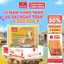 Thùng 30 gói Mì Tươi Bò Xốt Vang/ Thịt Bằm / Tôm Chua Cay VIFON 70gr/Gói