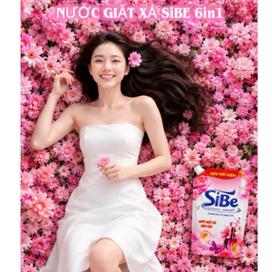 Nước giặt xả SiBE 5in1 hương hoa giúp trắng sạch áo quần