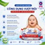 Combo 5 Gói khăn giấy ướt cao cấp Baby Wipes 80g an toàn cho da thân thiện với môi trường