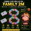 Combo 2 Dây Đèn LED Pin Family 2M 20 Bóng LED Vàng và đủ màu Dùng Pin, Trang Trí Hộp Quà, Phòng Ngủ, Tiệc, Noel