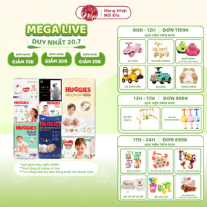 Bỉm/tã dán/quần Huggies Platinum Nature Made Size NB60/S82/M64/L54/XL44/XXL26 - nepshop1