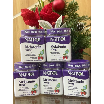 Viên kẹo ngủ Natrol Melatonin 5mg (hộp 90v).