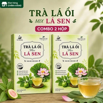 Trà Lá Ổi Lá Sen Túi Lọc Cao Cấp - Thảo Mộc Thiên Nhiên Tiệm Trà LH
