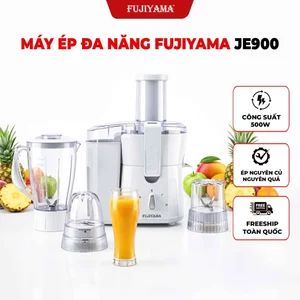 Bộ Máy Xay Ép Đa Năng Fujiyama 4 Trong 1, Ép Trái Cây, Xay Sinh Tố, Xay Thịt, Xay Gia Vị, BH 1 Năm