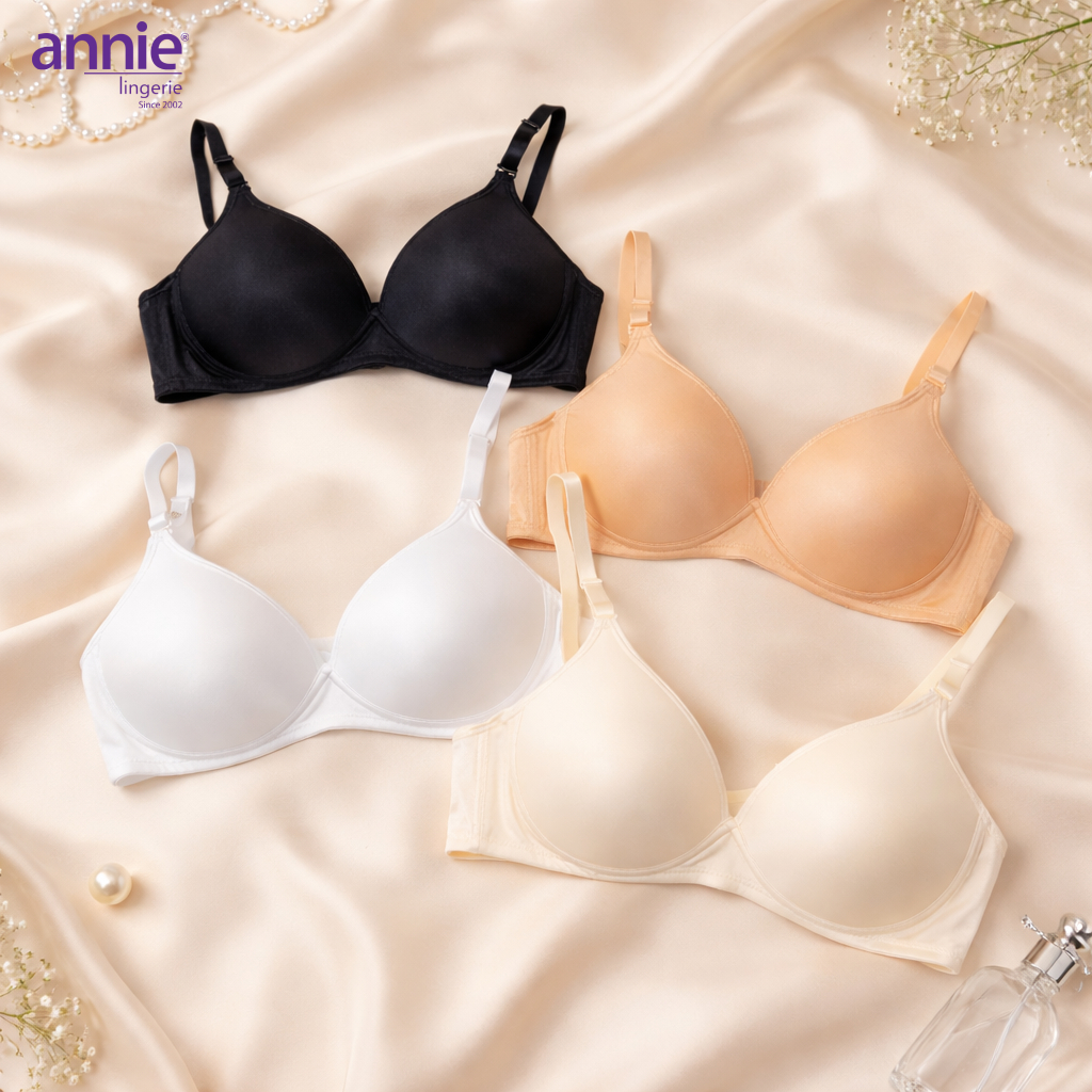 Áo Ngực annie Cao Cấp Không Gọng annie bra 8107 mút mỏng mềm mịn,ôm ngực,nâng ngực,thoáng mát