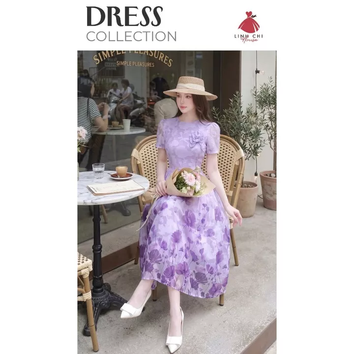 Váy Thiết Kế Dáng Maxi, Đầm Dự Tiệc, Váy Dáng Dài, Váy Dự Tiệc, Cao Cấp - Linh Chi House H442