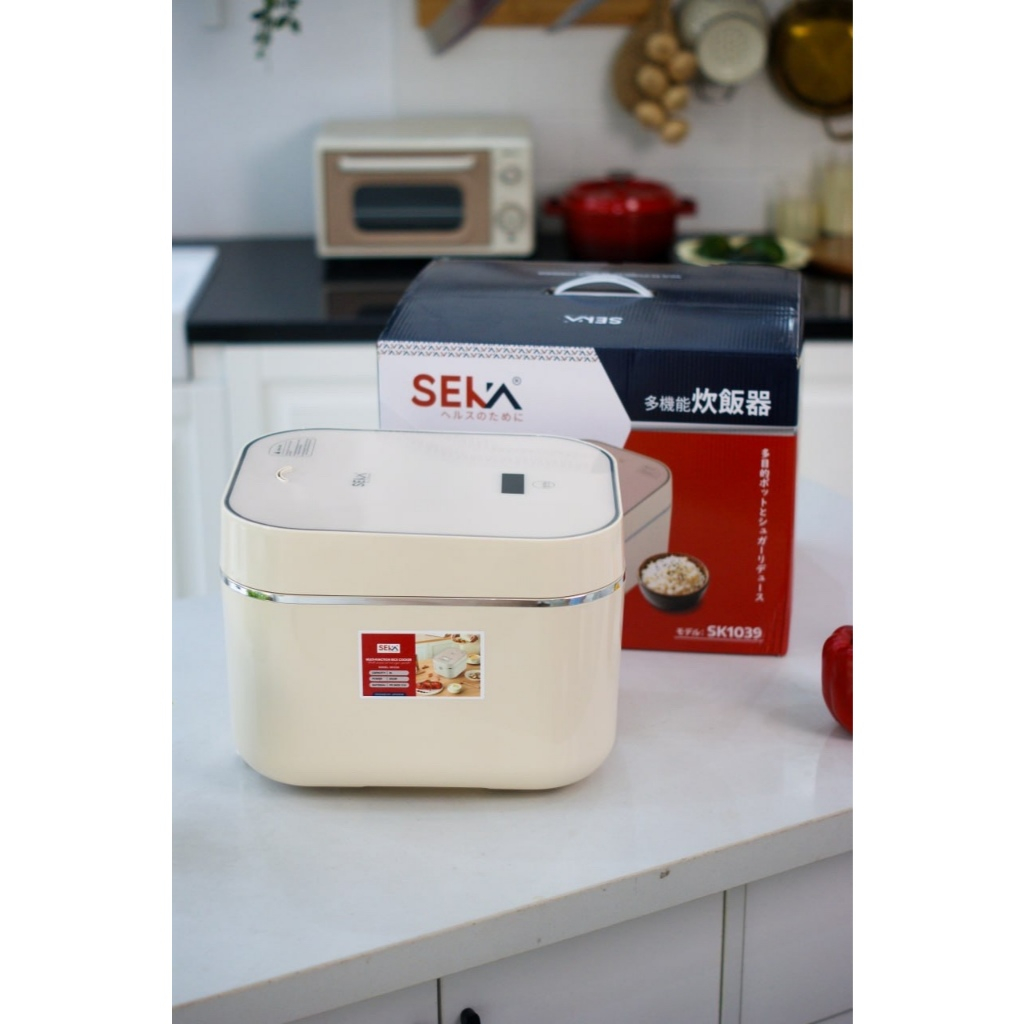 Nồi cơm điện giảm đường Seka SK1039, dung tích 2L công suất 900W lòng nồi inox 304, nấu cơm dẻo ngon | BigBuy360 - bigbuy360.vn