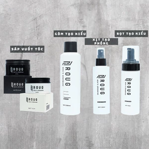 Sáp Vuốt Tóc Nam, Roug Clay,Matt Cream 90GR Màu Trắng Clay,Đen Matte,Wax Vuốt Tóc tạo kiểu,giữ nếp