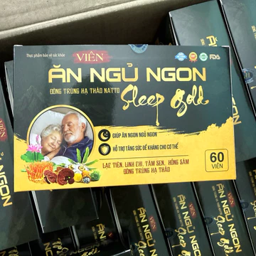 Viên ăn ngủ ngon ĐÔNG TRÙNG HẠ THẢO NATTO SLEEP GOOD giúp ăn ngon ngủ ngon bồi bổ cơ thể tăng sức đề kháng