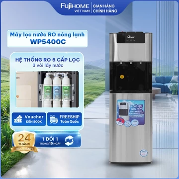Máy lọc nước RO nóng lạnh FUJIHOME WPD5400C Nhập Khẩu 5 cấp lõi lọc nóng lạnh, 3 vòi làm lạnh BLock cao cấp