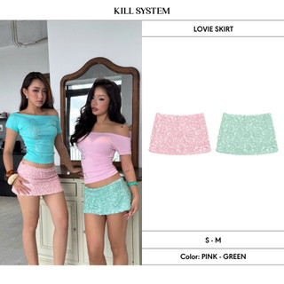 [HÀNG MỚI VỀ] Chân váy ngắn kim sa lấp lánh tôn dáng LOVIE - 𝐊𝐈𝐋𝐋 𝐒𝐘𝐒𝐓𝐄𝐌