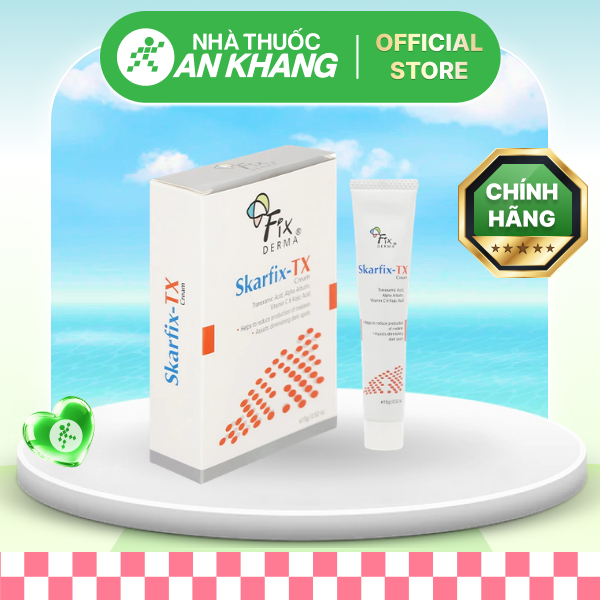 Kem Fixderma Skarfix - TX giúp giảm thâm nám tuýp 15g [Nhà Thuốc An Khang - Chính Hãng 100%]