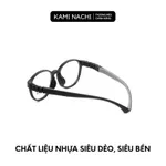Kính trẻ em chống gãy với chất liệu silicon siêu dẻo, dễ dàng lắp tròng cận loạn cho bé phiên bản Tủn 8803 KAMI NACHI — ảnh 4