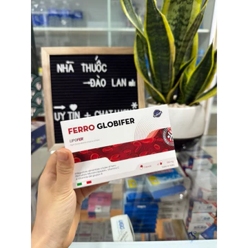 Ferro Globifer 60 viên– Viên uống bổ sung sắt sinh học công nghệ Liposome – Hộp 60 viên