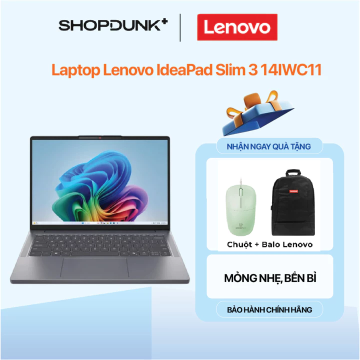 Laptop Lenovo IdeaPad Slim 3 14IWC11 83RQ002PVN (Core 5 320 | 8GB | 512GB SSD | 14" WUXGA | 3C 60Wh)
