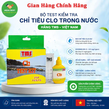 [Chính Hãng] Bộ test Clo, Test Clo trong nước, Hãng TMS VN