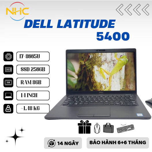 Laptop Giá Rẻ Dell Latitude 5400 2020 i5-8265 RAM 8GB/ 16GB SSD 256GB/512GB / 14inch / pin >3H