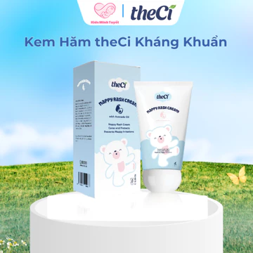 Kem Chống Hăm Tã theCi 25g Kem Bôi Chống Hăm Da Cho Bé Từ 0 Tháng Tuổi Dưỡng Ẩm Làm Mềm Mại Da Cho Bé