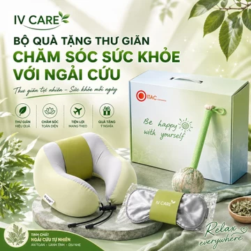 [Có VAT] Set Quà Tặng Ngải Cứu Cao Cấp - IV Care Ngải Cứu Cao Cấp, Có Kèm Hộp, Quà Tặng Sức Khỏe