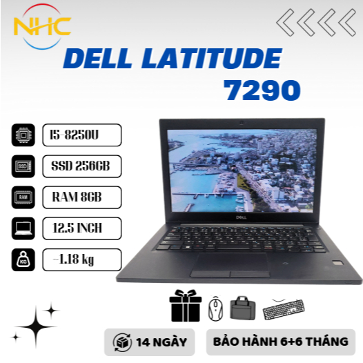 Dell Budget Laptop LATITUDE I5-8350U SSD256GB – 8GB