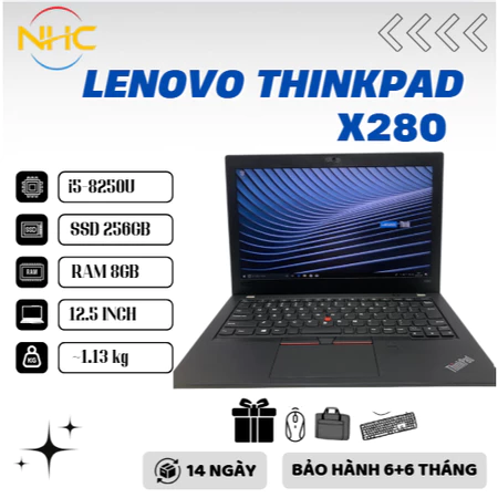 Laptop Giá Rẻ Lenovo Thinkpad X280 Core i5 RAM 8GB SSD 256GB 12.5 inch