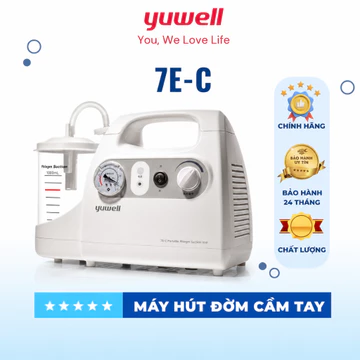 Máy hút dịch mũi, hút đờm 1 bình YUWELL 7E-C dùng cho người lớn và trẻ em