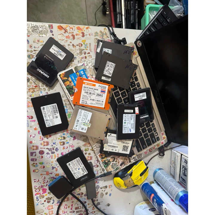 SSD 120GB 128GB 240GB 256GB 480GB 512GB 2.5 inch SATA3 Bóc Máy Cũ Dùng Tốt - SSD Cho Laptop PC