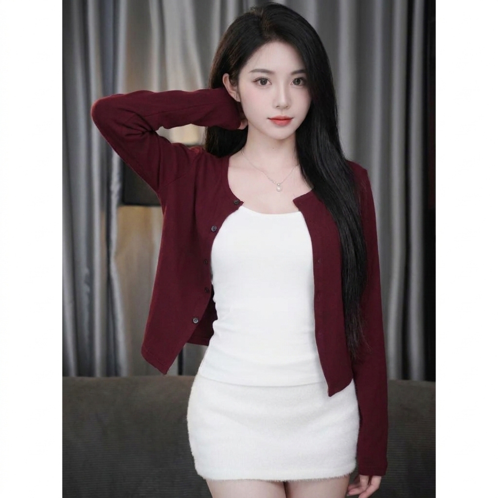 [MỞ BÁN] Áo Khoác Cardigan Trơn Nữ Tay Dài Có 8 Nút Basic Premium, Áo Khoác Mỏng Dáng Dài  Borip Mềm Mịn Đẹp GUVIA AK08 | BigBuy360 - bigbuy360.vn